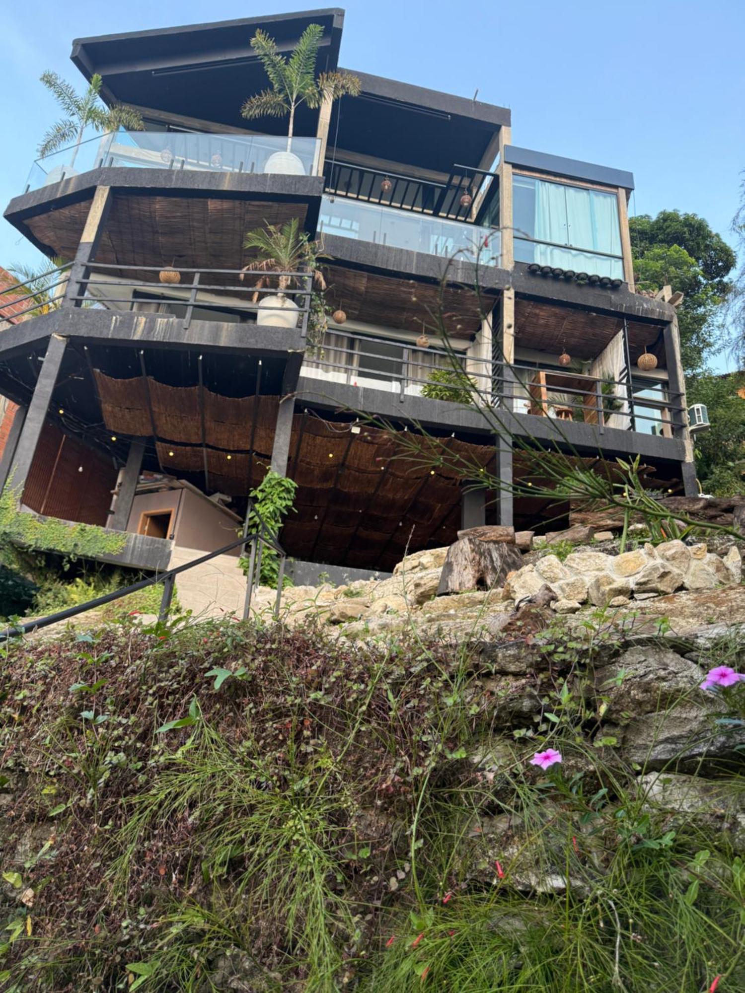 Casamar Paraiso Na Com A Vista Do Mar Dos Sonhos Piscina E Hospedagem domiciliar Guarujá